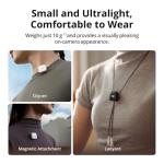 DJI Mic Mini (2 TX + 1 RX + Charging Case), Wireless Lavalier Microphone for iPhone/Camera/Android, Ultralight, Detail-Rich Audio, 48h Use, Noise Cancelling, Automatic Limiting, Vlog, Streaming