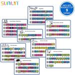 SUNLIN 6 ft. Floor Piano Mat for Kids & Toddlers, Giant Piano Mat, 24 Keys, 10 Built in Songs, 8 Instrument Sounds, Record & Playback, Song Booklet, Musical Toy Gift for Boys & Girls Age 3 4 5 6 7 8 9