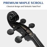 Ktaxon Full-Size Cello, Beginner Cello 4/4, Acoustic Cello Set with Portable Bag, Bow, Rosin, Bridge, Adults & Kids String Musical Instruments(Black)