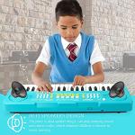 Keyboard Piano for Kids, BIGFUN 37 Keys Toddler Piano Multifunction Music Educational Instrument Toy, Electronic Kids Keyboard for 3-7 Year Old Girls and Boys (Blue)