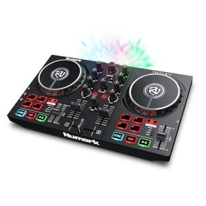 Numark Party Mix II DJ Controller with Lights, 2 Decks, Mixer, Audio Interface and Serato Lite
