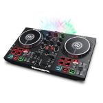 Numark Party Mix II DJ Controller with Lights, 2 Decks, Mixer, Audio Interface and Serato Lite