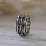 Snare Drum Ring Sterling Silver Jewelry musical instrument guitar piano Bass