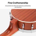 Donner Banjolele 4 String Banjo Ukulele kit Stringed Musical Instruments for Adult Beginner with Banjo Tuners, Gig Bag, Picks, Skeleton 23 Inch Sapele