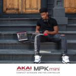 Akai Professional MPK Mini MK3-25 Key USB MIDI Keyboard Controller with 8 Backlit Drum Pads, 8 Knobs, Music Production Software and Native Instruments Sound Package (NKS Integration)