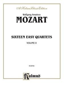 Sixteen Easy String Quartets, K. 155, 156, 157, 158, 159, 160, 168, 169, 170, 171,172, 173, 285, 298, 370, 546: Part(s) (Kalmus Edition)