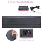 Hricane Piano Keyboard, 61 Keys Beginner Electronic Keyboard Portable Digital Music Keyboard, Early Education Music Instrument with Microphone & Music Sheet Stand