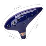 Deekec Zelda Ocarina 12 Hole Alto C with Song Book (Songs From the Legend of Zelda) with Display Stand Protective Bag - Zelda Ocarinas Play by Link Triforce Gift for Zelda Fans