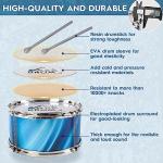 Kids Drum Set for Toddlers (15-Piece), Drum Set for Kids Age 3-5, Musical Toys for Boys Girls, Birthday for Kids, Drum Kit Instrument for Beginner Music Practice w/ 4 Lights