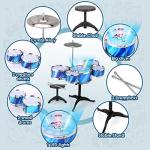 Kids Drum Set for Toddlers (15-Piece), Drum Set for Kids Age 3-5, Musical Toys for Boys Girls, Birthday for Kids, Drum Kit Instrument for Beginner Music Practice w/ 4 Lights