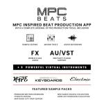 Akai Professional MPK Mini MK3-25 Key USB MIDI Keyboard Controller With 8 Backlit Drum Pads, 8 Knobs, Music Production Software and Native Instruments Sound Package (NKS Integration), White