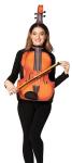 Rasta Imposta Violin Costume Fiddle Musical Instruments Dress Up Cosplay Party Costumes, Adult One Size