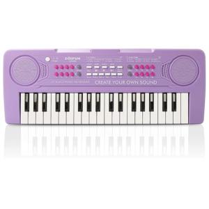 Keyboard Piano for Kids, BIGFUN 37 Keys Toddler Piano Multifunction Music Educational Instrument Toy, Electronic Kids Keyboard for 3-7 Year Old Girls and Boys (Purple)