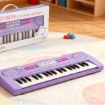 Keyboard Piano for Kids, BIGFUN 37 Keys Toddler Piano Multifunction Music Educational Instrument Toy, Electronic Kids Keyboard for 3-7 Year Old Girls and Boys (Purple)