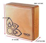 The Kandu Clever Shaker is the first-ever shaker drum with two distinctive sounds: one side like a clave, the other more like a bongo (Nut Brown)