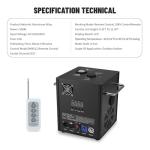 Cold Effect Machine 500W 2PCS Wedding Lights Effec for Wedding Party Outdoor Event Church DJ Show