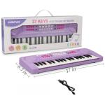 Keyboard Piano for Kids, BIGFUN 37 Keys Toddler Piano Multifunction Music Educational Instrument Toy, Electronic Kids Keyboard for 3-7 Year Old Girls and Boys (Purple)