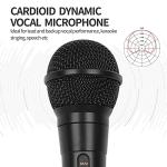 Marengo Handheld Wired Microphone, Cardioid Dynamic Vocal Mic with 13ft Cable and ON/Off Switch, Ideally Suited for Speakers, Karaoke Singing Machine, Amp, Mixer