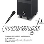 Marengo Handheld Wired Microphone, Cardioid Dynamic Vocal Mic with 13ft Cable and ON/Off Switch, Ideally Suited for Speakers, Karaoke Singing Machine, Amp, Mixer