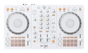 Pioneer DJ DDJ-FLX4 2-deck rekordbox and Serato DJ Controller - White, Limited Edition
