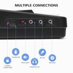 37 Keys Piano Keyboard for Beginners -1200mAh Rechargeable Electronic Musical Instrument with Mic LED Screen 200 Tones 200 Rhythms 50 Demos, Birthday Gift for Kids