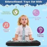 37 Key Upgrade Piano Keyboard for Kids Musical Toys Ages 3-5 Beginners Keyboard Piano with Microphone for 3 4 5 6 Year Old Boys Girls Gifts