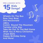 Move2Play, Kids Karaoke Microphone | Includes Pre-Loaded Songs & Bluetooth | Kids Birthday Party Gift | Toy for All Ages 2, 3, 4, 5, 6+ Year Old Girls, Boys & Toddlers