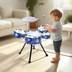 Drum Set for Toddlers 1-3 - Upgraded Kids Musical Toy for 3-5 Years Old Boys & Girls, Easy Assemble Instruments Gift for Birthday Xmas
