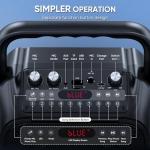 Karaoke Machine, Portable Bluetooth Speaker with 2 Wireless Microphones for Adults & Kids with Lights, Karaoke Microphone with PA System Supports USB/TF/FM/AUX for Home Party Home System Packages