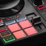 Hercules DJControl Inpulse 200 MK2 – Compact DJ Controller with LED Light Guides, Enhanced Features, and Compatibility with DJUCED & SERATO Software