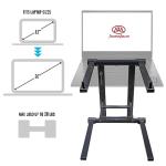 AXA AXCESSABLES DJ Laptop Stand with Travel Bag | Portable Foldable Aluminum Laptop Stand for Laptops up to 15 inches and 20lbs | No Assembly Required, Includes Carrying Bag