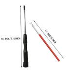 Jiayouy Woodwind Instrument Repair Tool Kit Spring Hook Double Headed Flat Pad Screwdriver Set for Sax Clarinet Oboe Flute Piccolo 3PCS