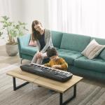 Yamaha 61-Key Portable Keyboard for Beginners with Learning Tools, Music Rest and Power Adapter PSRE283