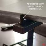 AXA AXCESSABLES DJ Laptop Stand with Travel Bag | Portable Foldable Aluminum Laptop Stand for Laptops up to 15 inches and 20lbs | No Assembly Required, Includes Carrying Bag