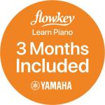 Yamaha 61-Key Portable Keyboard for Beginners with Learning Tools, Music Rest and Power Adapter PSRE283