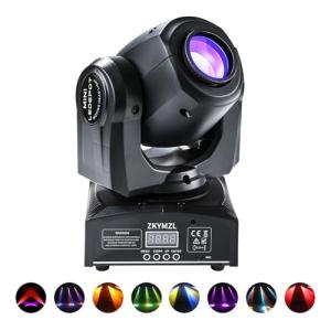 ZKYMZL 30W LED Stage Lighting with DMX512 & Sound Control - 15 Colors, 8 Gobos, Moving Head DJ Lights for Parties, Nightclub, Wedding, Church, Events...