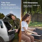 V70 Piano Keyboard 88 Keys Weight Keyboard: TERENCE Keyboard Piano Foldable 88-Key Weight Keyboard Full Size Digital Piano with Headphones 4 Speakers Bluetooth Built-in Battery