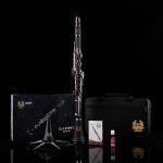 Rhythm Bb Clarinet 17 Nickel Keys Woodwind Band & Orchestra Musical Instruments for Beginners Includes Case, Stand, 10 Reeds and Cleaning Kit-Black/Silver keys