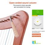 Harp, AKLOT 15 Strings Mahogany Harp 22 Inch Height for Adult Professional Beginner with Tuning Wrench,Black Gig Bag,Strap (NO Spare String, International Standard Strings)