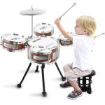 Drum Set for Toddlers 1-3, 8PCS Kids Drum Set Toys Ages 3-5 5-7 Educational Percussion Musical Instruments Drums Toys Playset for Beginner Boys Girls Birthday Xmas Gifts