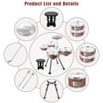 Drum Set for Toddlers 1-3, 8PCS Kids Drum Set Toys Ages 3-5 5-7 Educational Percussion Musical Instruments Drums Toys Playset for Beginner Boys Girls Birthday Xmas Gifts