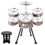 Drum Set for Toddlers 1-3, 8PCS Kids Drum Set Toys Ages 3-5 5-7 Educational Percussion Musical Instruments Drums Toys Playset for Beginner Boys Girls Birthday Xmas Gifts