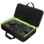 SNIGJAT DJ Controller Case for DDJ FLX4 / DDJ 400 / DDJ REV1, Padded DJ Controller Bag with 2 Pockets for Cables, Accessories, DJ Carrying Case with Adjustable Shoulder Strap for DJ Equipment