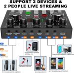 V8s for 2, V8s Voice Changer with BM-800 Podcast Microphone Bundle - Studio Condenser Microphone Perfect for Podcasting, Recording, Singing, Streaming and Gaming