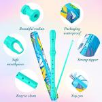 Descant Soprano Recorder Music Recorder Instrument for Kids Flute Kids Recorder with Cleaning Rod + Case Bag…