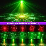 DJ Disco Ball Party Lights - Portable Sound Activated Remote Controlled Strobe Stage Light, Valentine's Day Gift for Her/Him, USB Powered Multi-Color LED Light for Home Party/Game Room/Club/Gathering