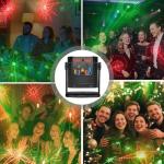 DJ Disco Ball Party Lights - Portable Sound Activated Remote Controlled Strobe Stage Light, Valentine's Day Gift for Her/Him, USB Powered Multi-Color LED Light for Home Party/Game Room/Club/Gathering