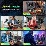 G10-P15 Podcast & DJ Equipment Bundle, Sound Card Interface + Cardioid P15 Mic + Versatile DJ Mixer, Ideal for Live Streaming, Gaming, Karaoke, YouTube Content