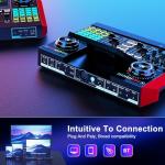 G10-P15 Podcast & DJ Equipment Bundle, Sound Card Interface + Cardioid P15 Mic + Versatile DJ Mixer, Ideal for Live Streaming, Gaming, Karaoke, YouTube Content