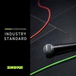 Shure SM58 Professional XLR Dynamic Vocal Microphone – Cardioid Mic for Live Performance, Studio Recording, Podcasting & Broadcasting (SM58-LC)
